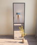 Hanah Home Espejo de Pie Tessa Negro 50x160x2.2 cm MDF Flotal-E Ecológico